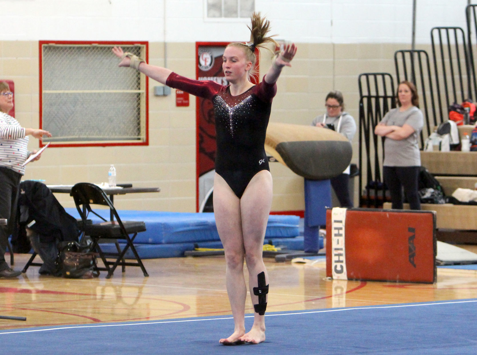 Big Rivers Conference Gymnastics Meet at Chippewa Falls 2-16-19